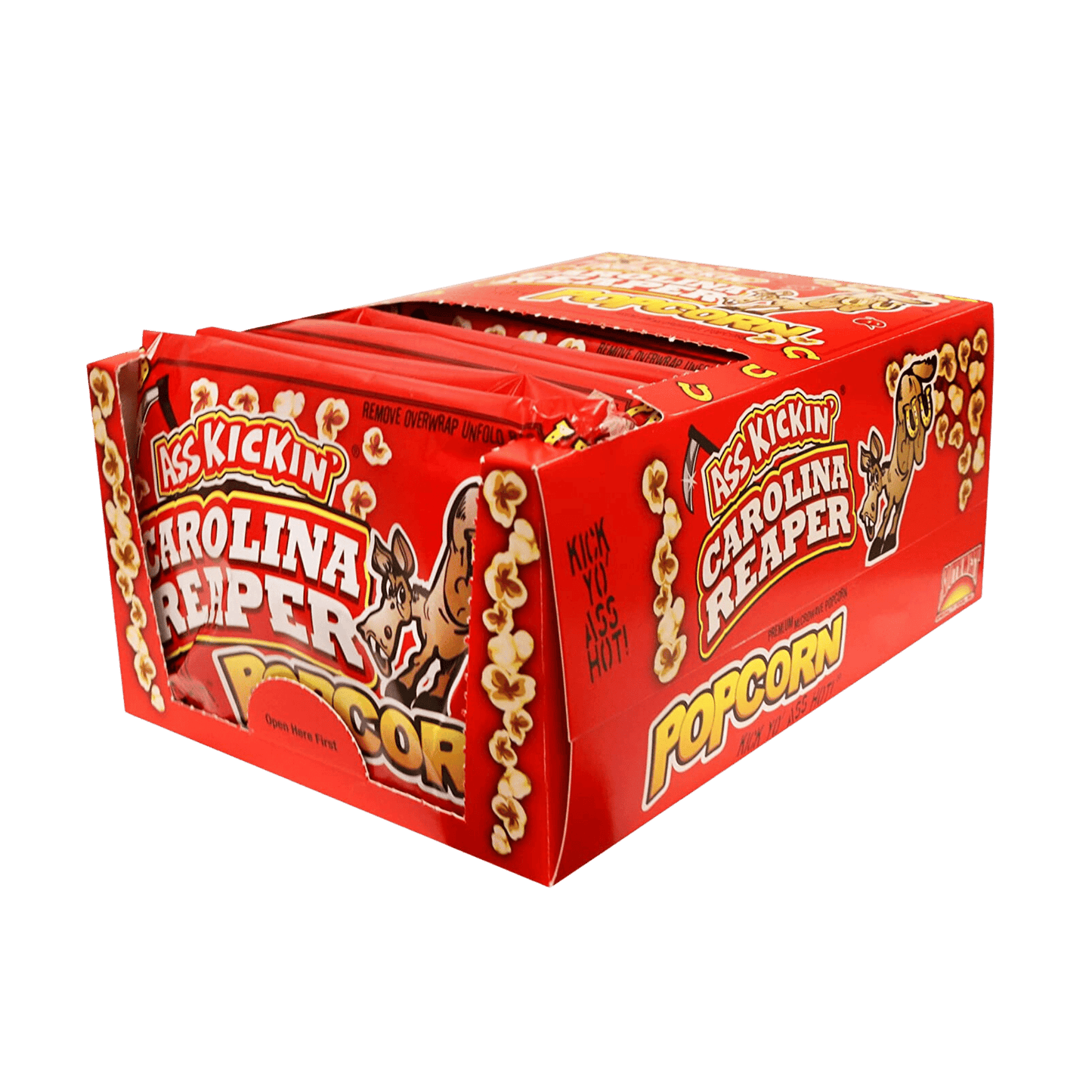 Ass Kickin' US - Popcorn micro-ondes - Carolina Reaper Pepper (12)