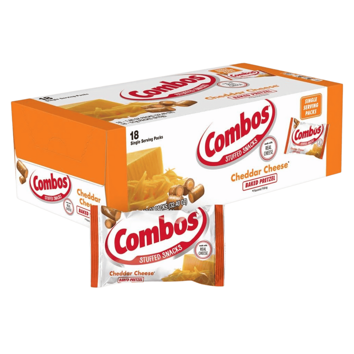 Combos - US - Cheddar Baked Pretzel (18x50g)