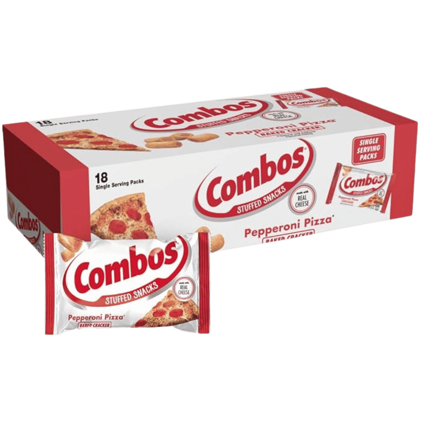 Combos - US - Pepperoni Pizza Baked Crackers (18x48g)