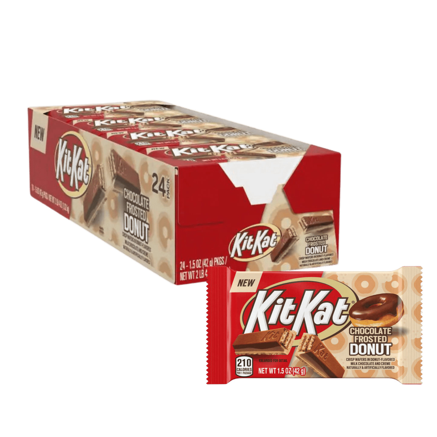 Kit Kat - Édition Chocolate Frosted Donut (24x42g)