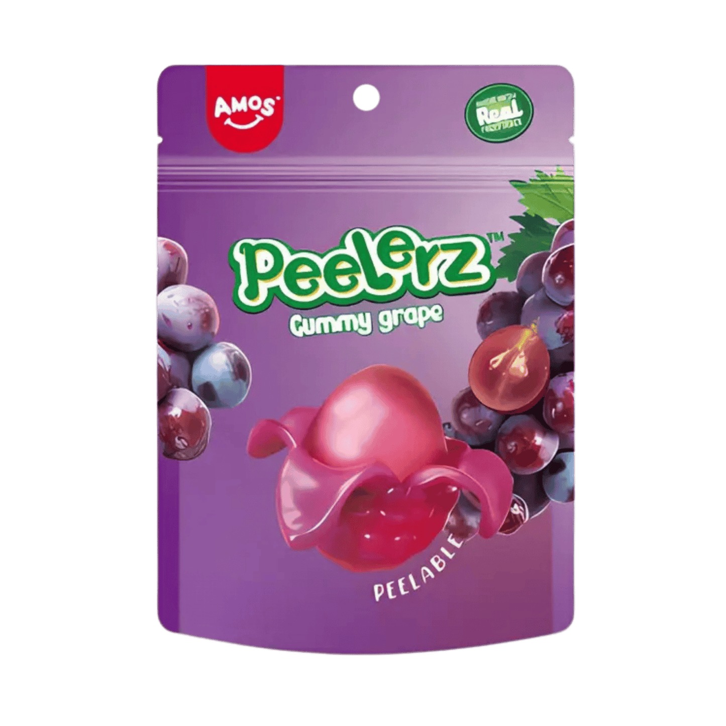 Amos - US - Gummy Peelerz - Grape (12x170g)