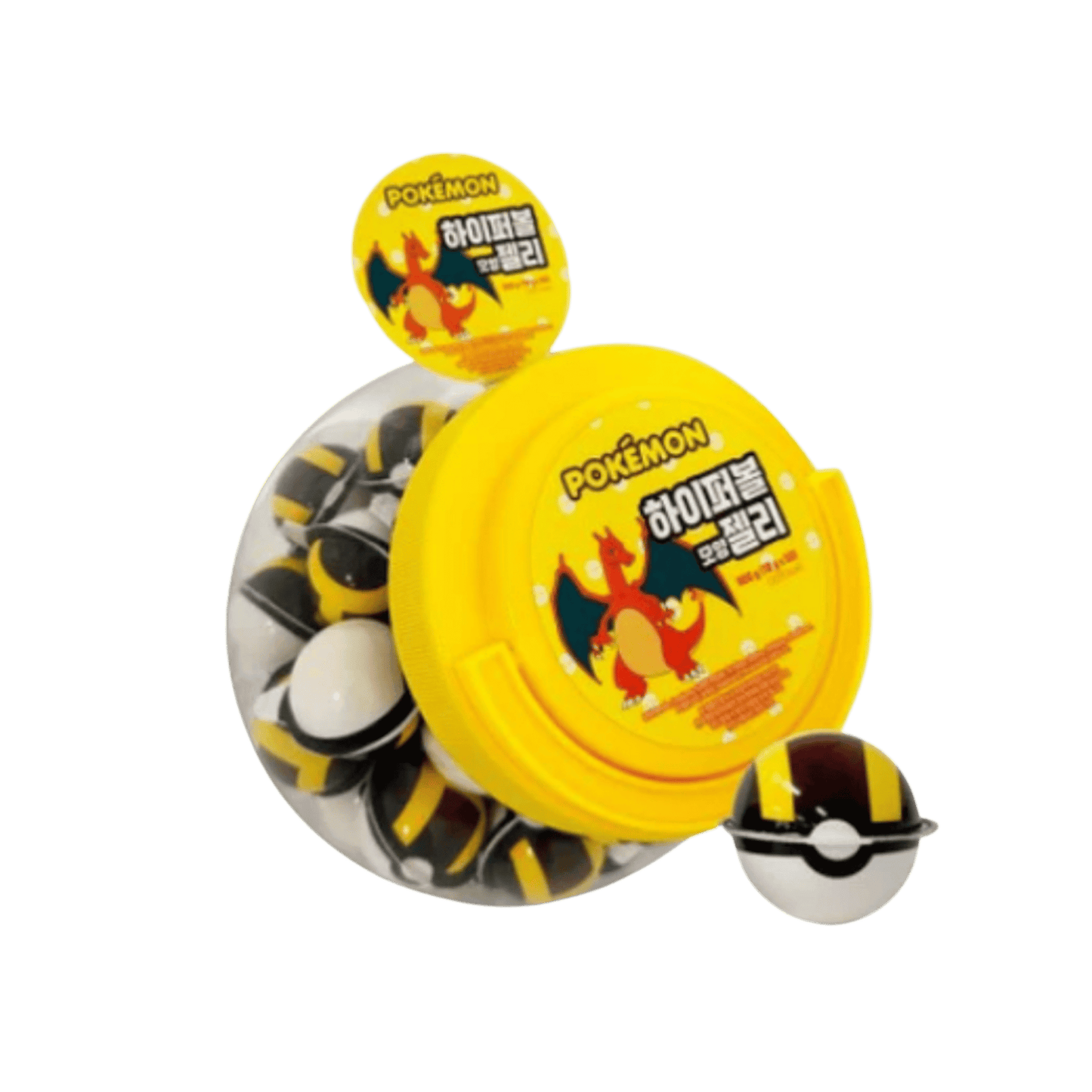 Pokemon Balls - Jaune (50x18.8g)