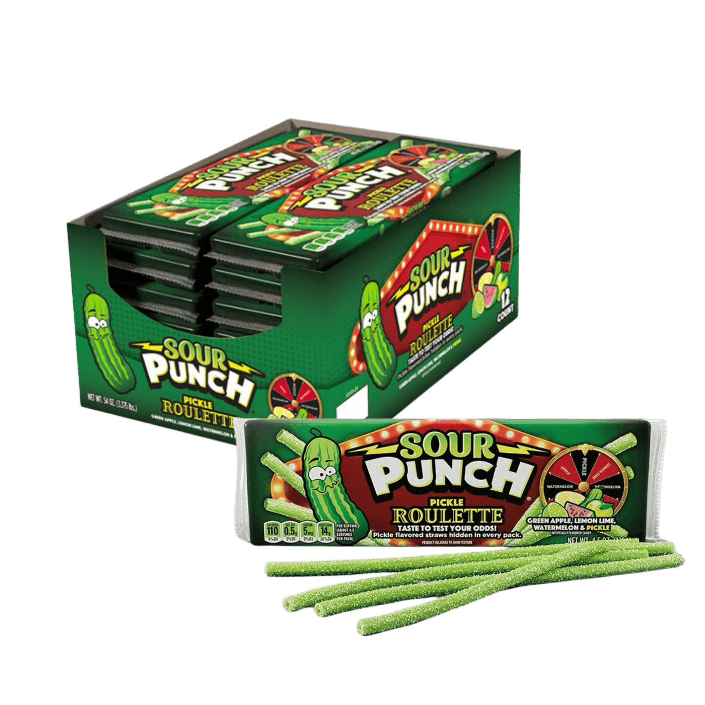 Sour Punch Pickle Roulette (12x128g)