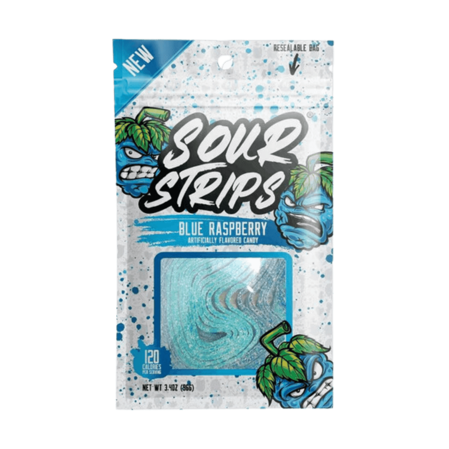 Sour Strips - Blue Raspberry (12x96g)