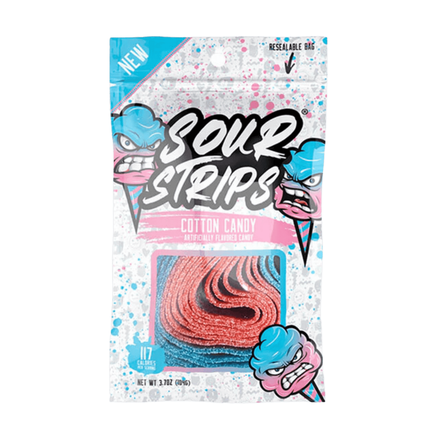 Sour Strips US - Cotton Candy (12x96g)