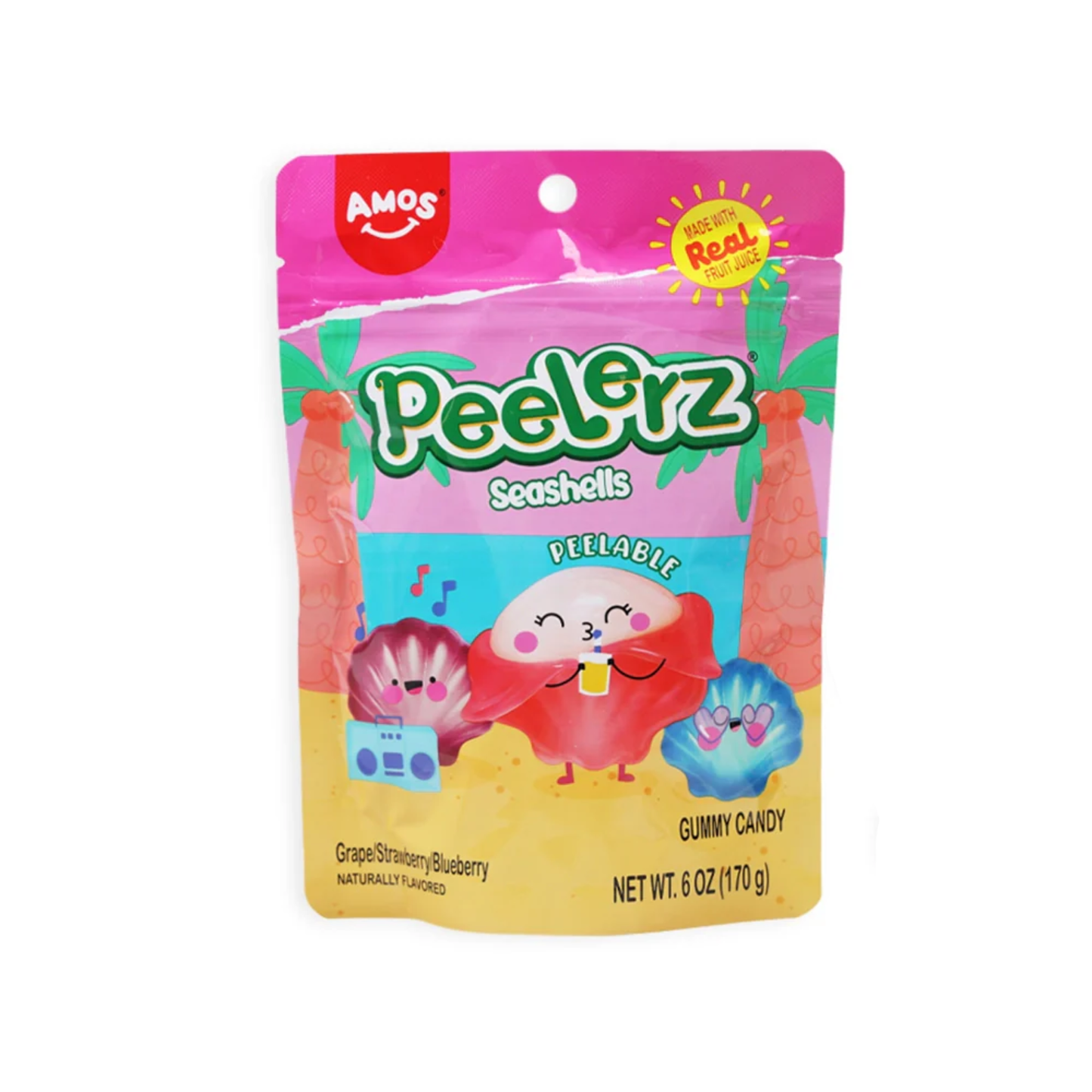 Amos - Gummy Peelerz - Ice Cream (12x170g)