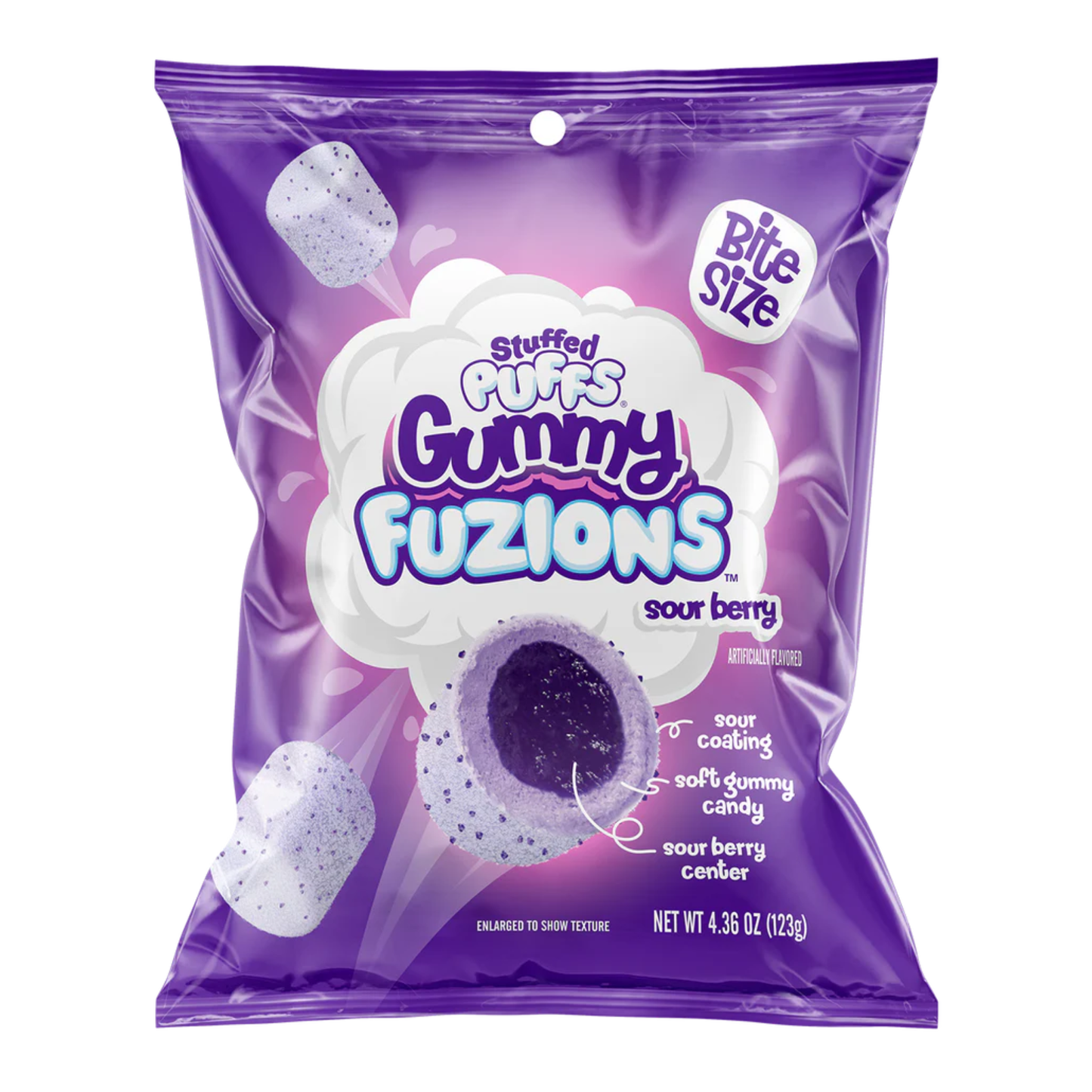 Stuffed Puffs - Gummy Fusion - Sour Berry (8x123g)