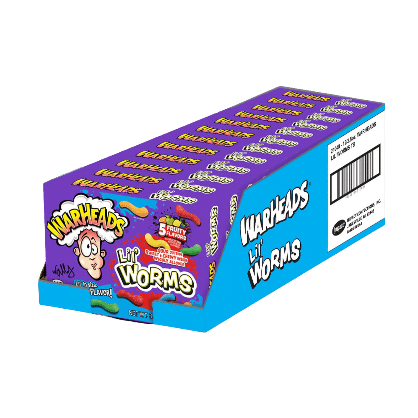 Warheads - Lil' Worms - Theater box (12x99g)