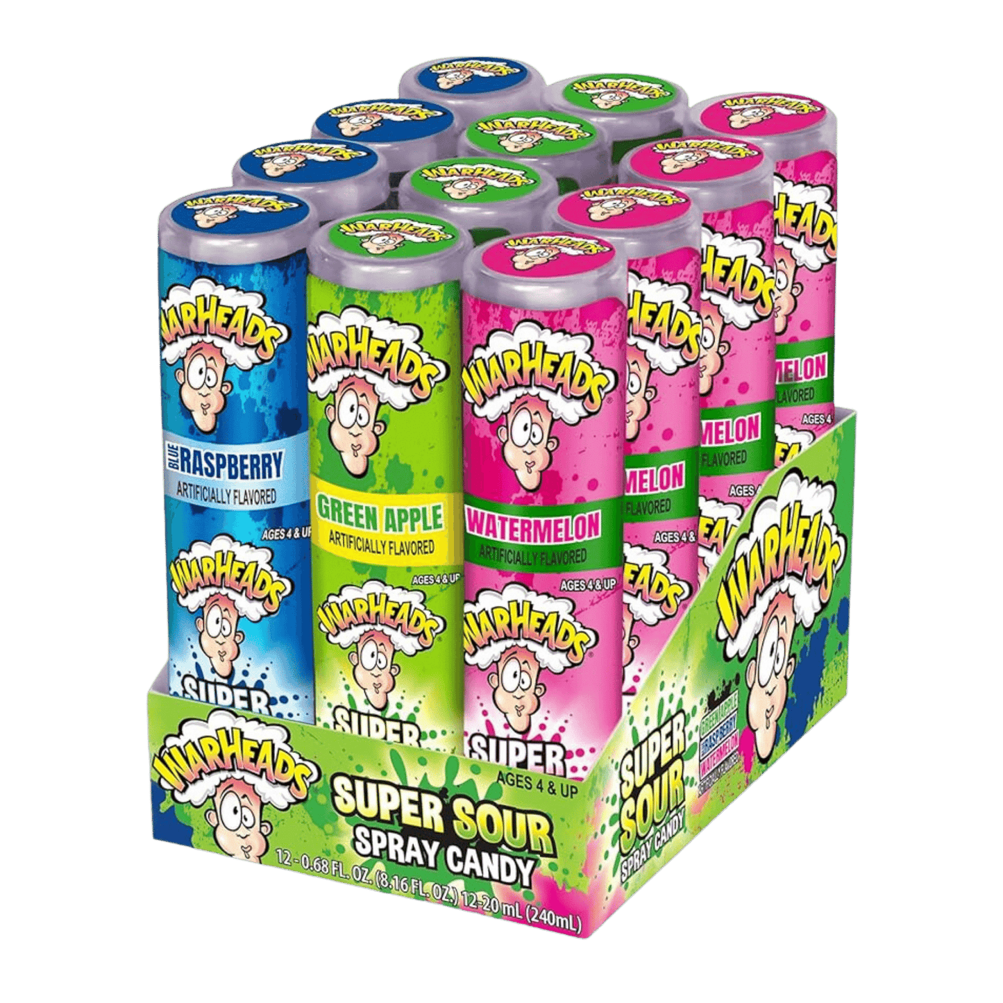 Warheads - US - Super Sour Sprays - 12x20ml