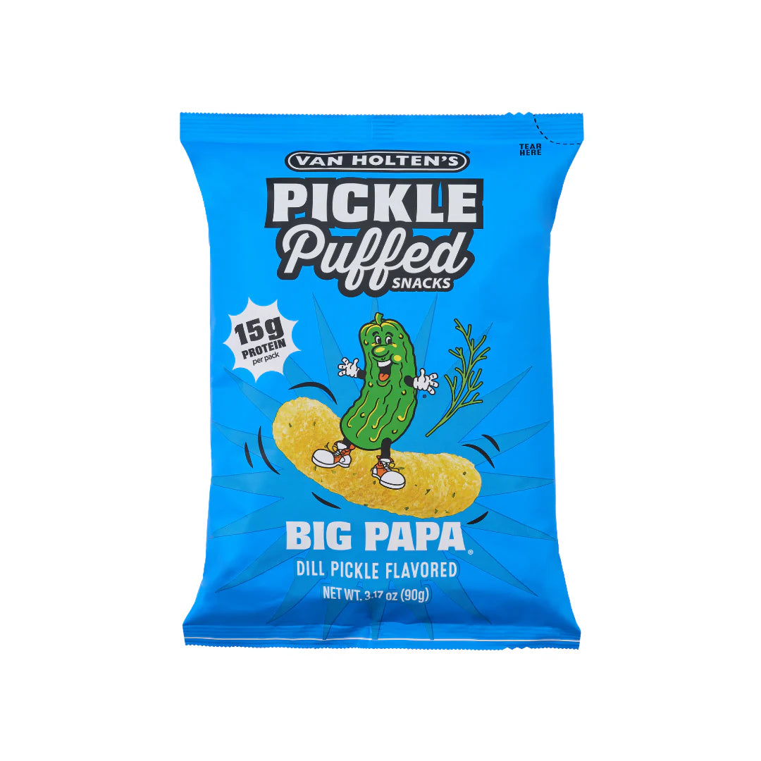 Van Holten's - Pickle Puffed Snacks - Big Papa (12x90g)