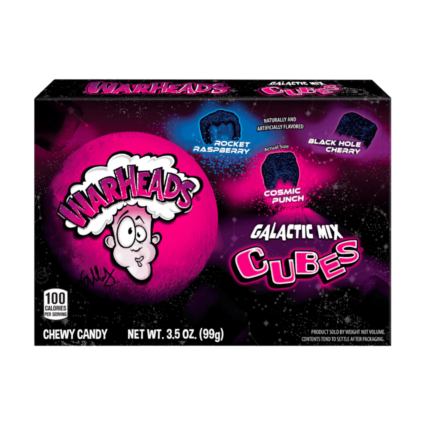 Warheads - Galactic Cubes - Theater box (12x99g)