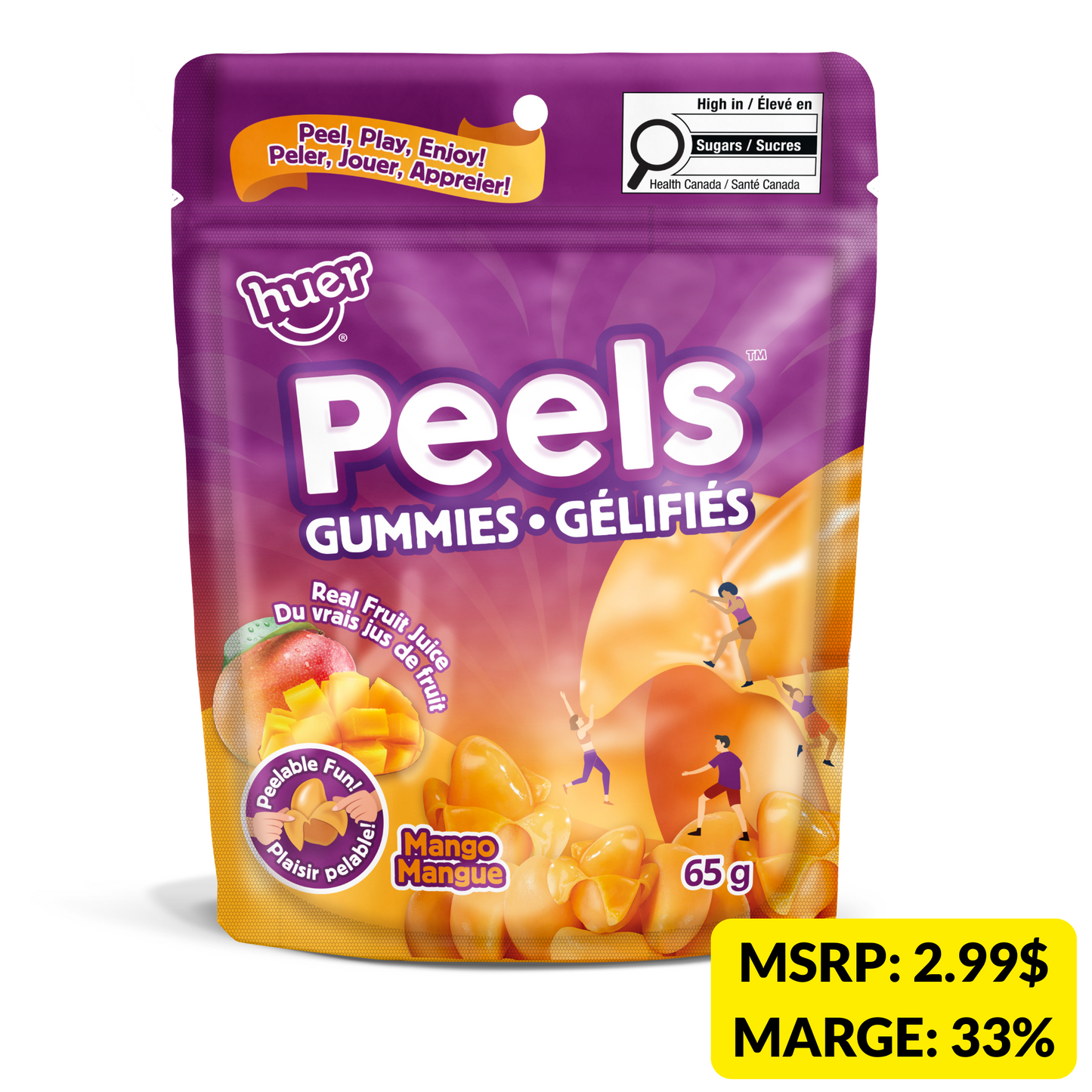 Huer - Peels - Mangue (15x65g)