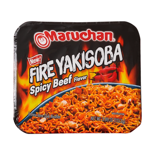 Maruchan Yakisoba - Fire Spicy Beef (8x113g)