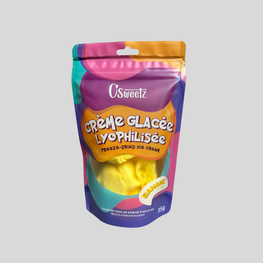 O'Sweetz - Crème Glacée Lyophilisée - Banane (12x35g)