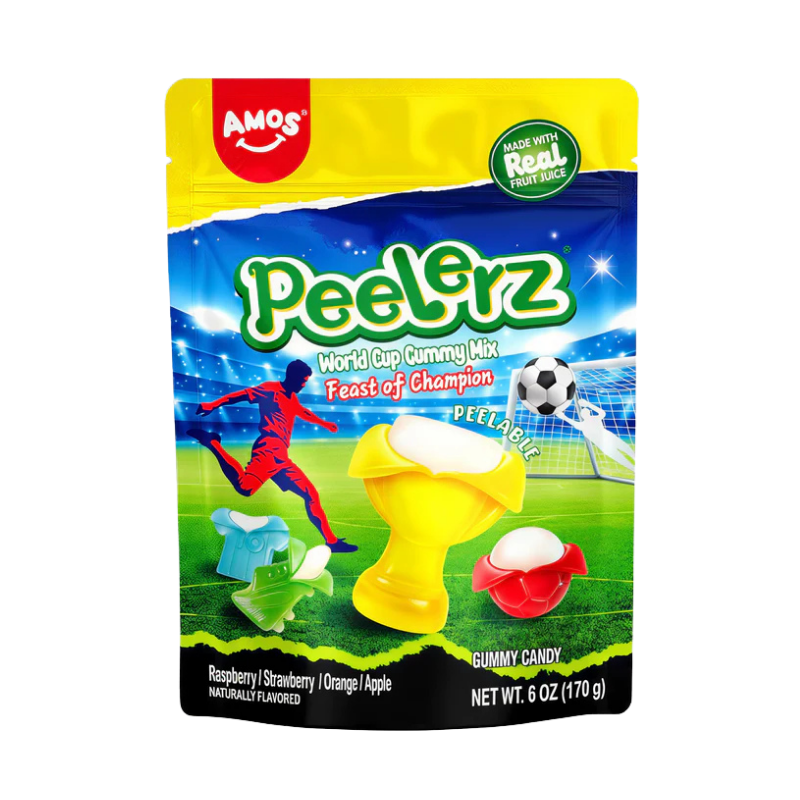 Amos - Gummy Peelerz - Édition Spéciale - Coupe Du Monde (12x170g)