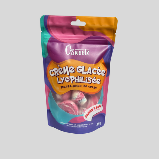 O'Sweetz - Crème Glacée Lyophilisée - Barbe à Papa (12x35g)