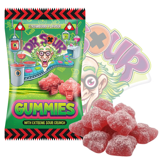 Dr. Sour Gummies - Strawberry (12x200g)