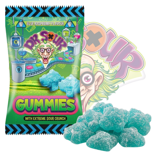 Dr. Sour Gummies - Blue Raspberry (12x200g)