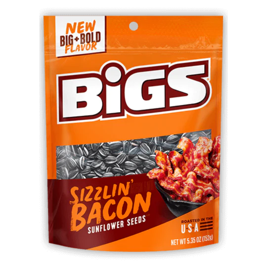 Bigs - Graines de tournesol - Sizzlin' Bacon (12x152g)