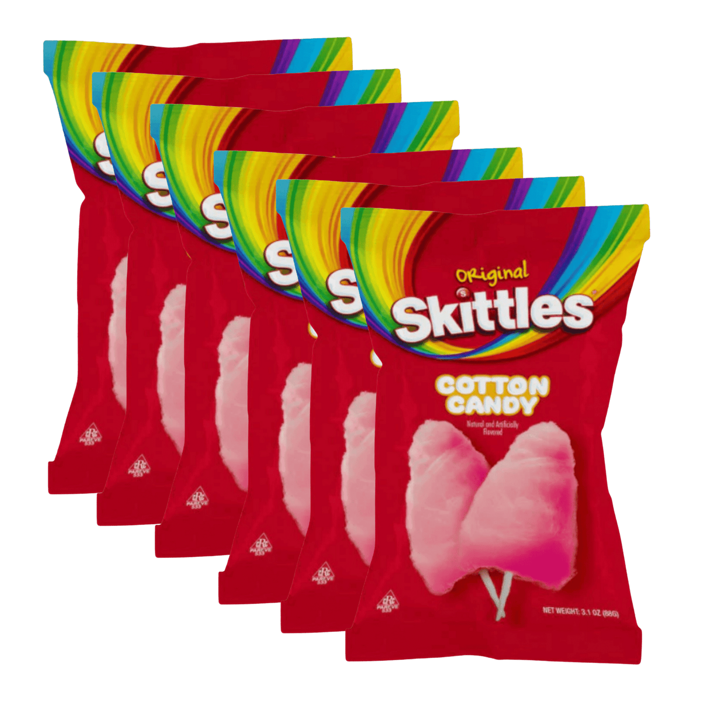 Taste of Nature - Barbe à papa -Skittles (12×3.1oz)