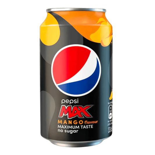 Pepsi Max - Mango sans sucre - Danemark