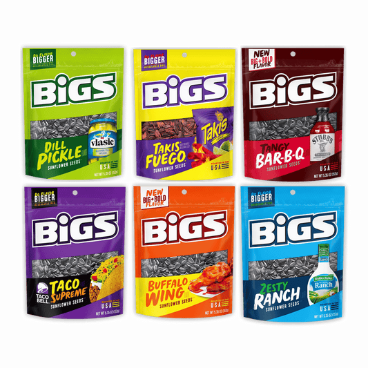 Bigs - Caisse découverte 6 meilleurs vendeurs (12x152g)