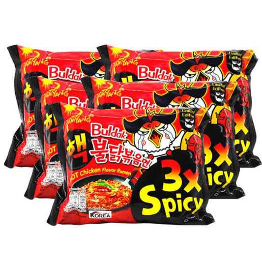 Buldak Ramen 3X - PAQUET (5x140g)