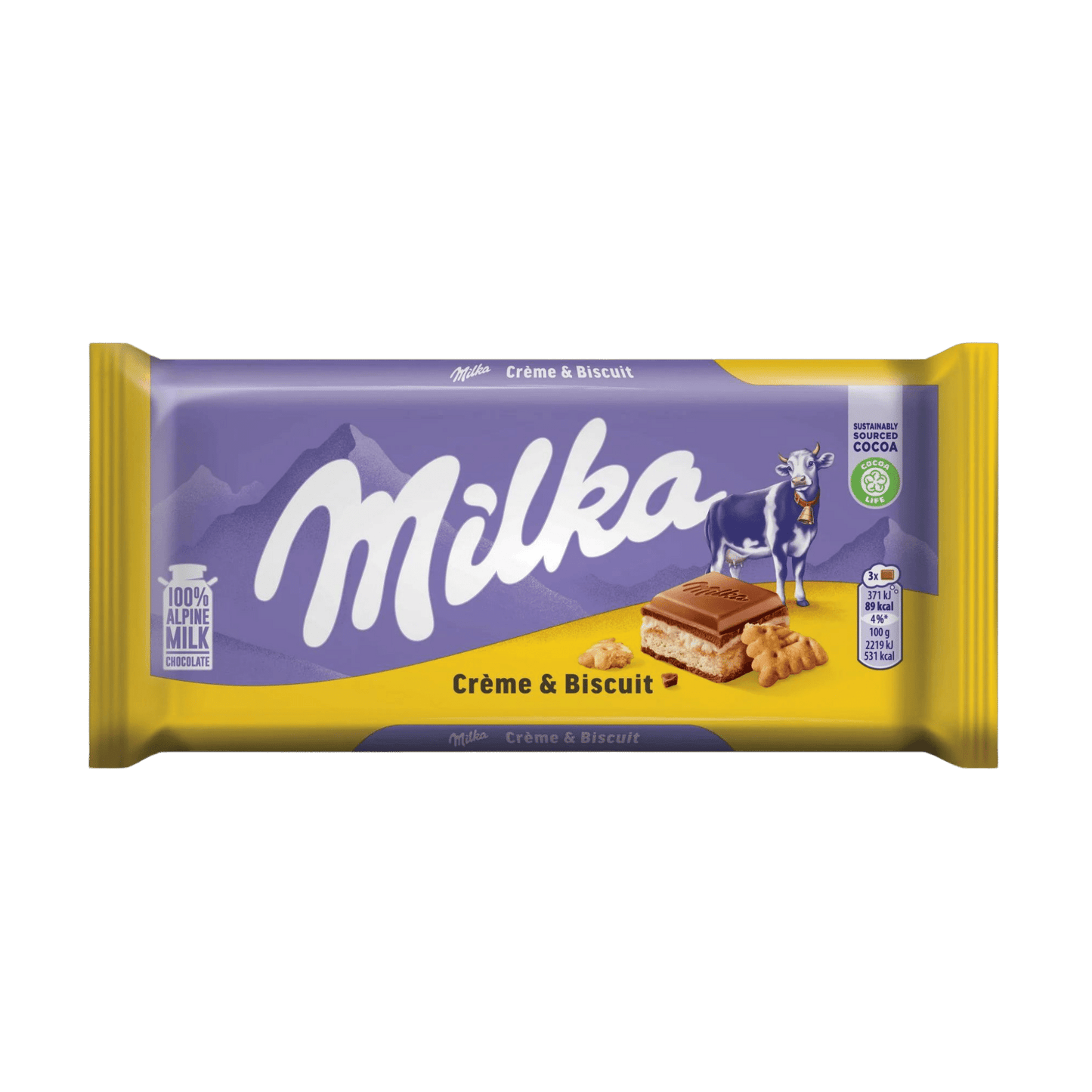 Milka - Cream & cookie (18x100g)