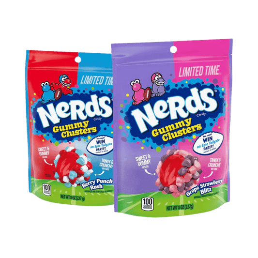 Nerds Gummy Clusters - Football Edition (20x227g) 10 par saveur