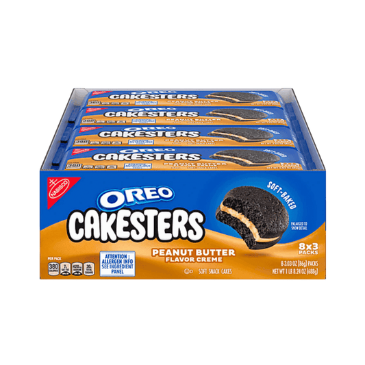 Oreo - Cakesters Peanut Butter - (8X86g)