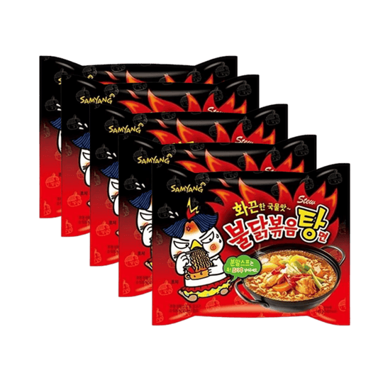 Buldak Ramen CAISSE de 8 paquets - Poulet Stew (5x145g)