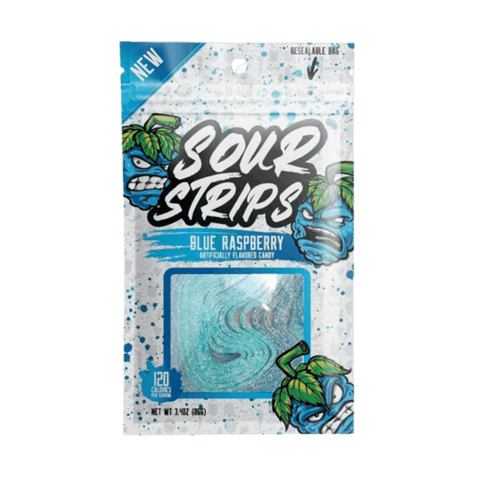 Sour Strips - Blue Raspberry (12x96g)