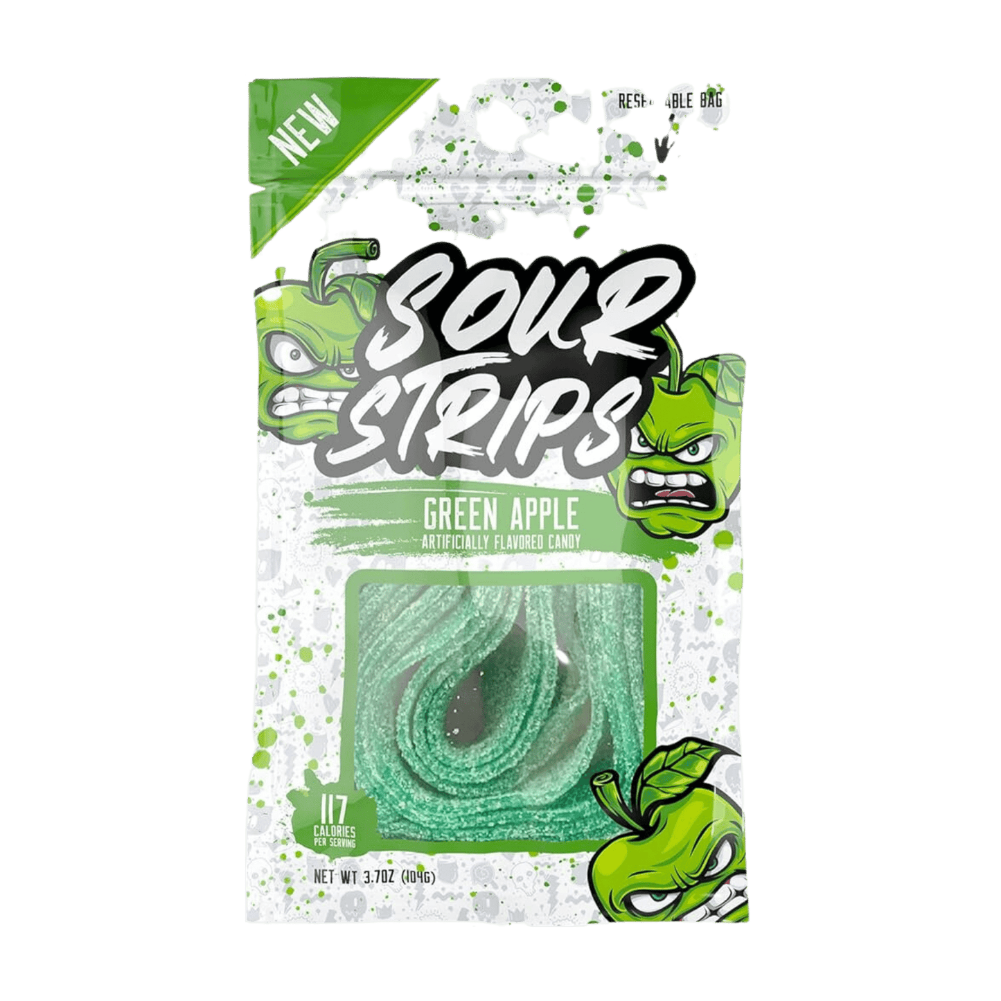 Sour Strips - Green Apple (12x96g)