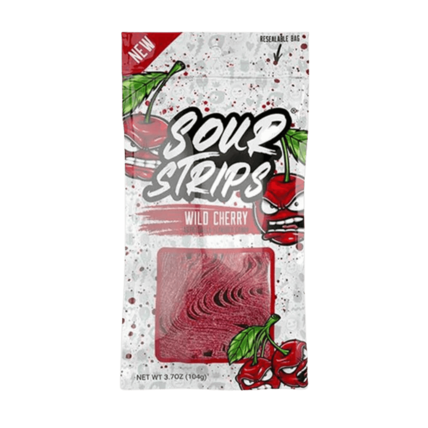 Sour Strips - Wild Cherry (12x96g)