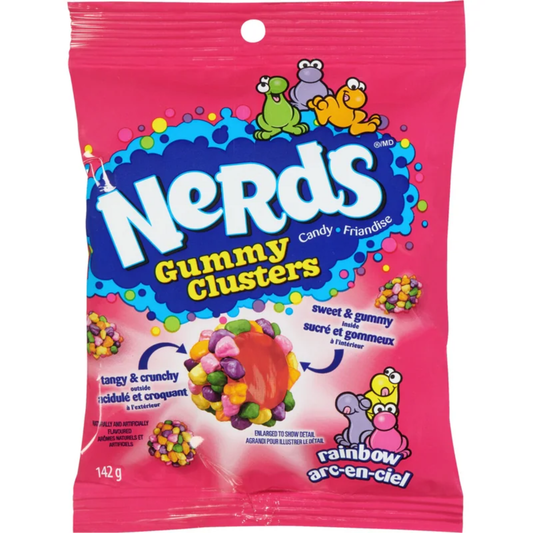 Nerds Gummy Clusters - Rainbow (10x142g)