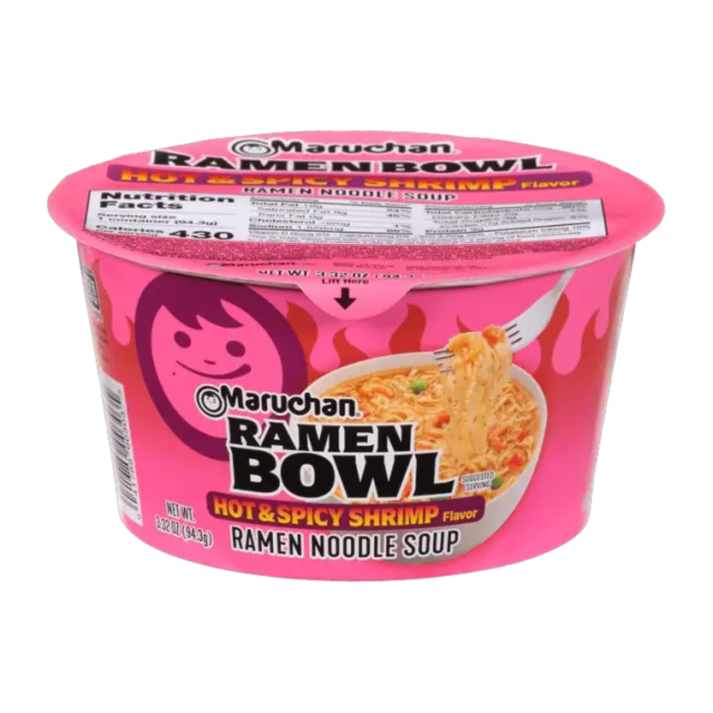 Maruchan - Ramen Bowl - Hot & Spicy Shrimp (6x3.30oz)