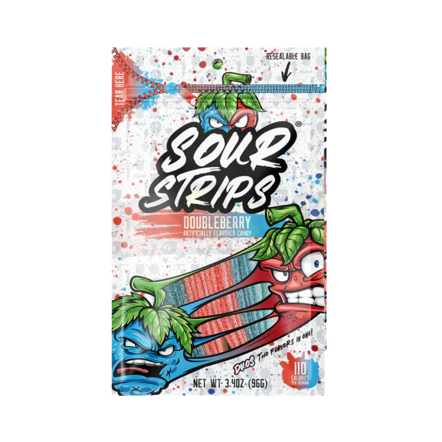 Sour Strips - DoubleBerry (12x96g)