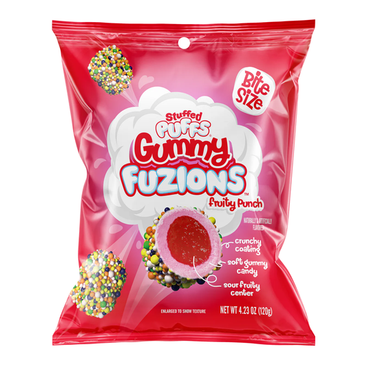 Stuffed Puffs - Gummy Fusion - Fruity Punch (8x120g)