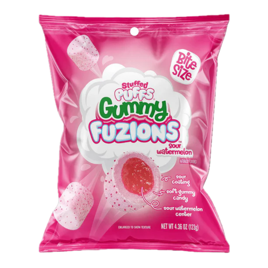 Stuffed Puffs - Gummy Fusion - Sour Watermelon (8x123g)
