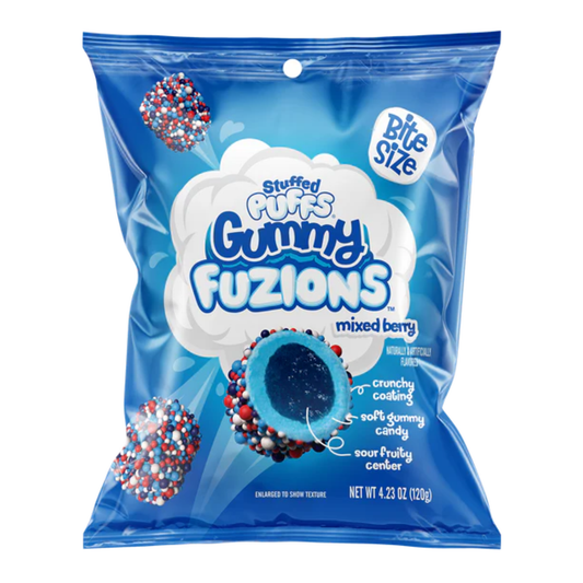 Stuffed Puffs - Gummy Fusion - Mixed Berry (8x120g)
