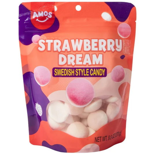 Amos - Swedish Sub Bag - Strawberry Dream (12x142g)