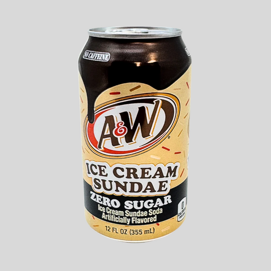 A&W - Ice Cream Sundae - Zero Sugar (12x355ml) (exp 31/10)