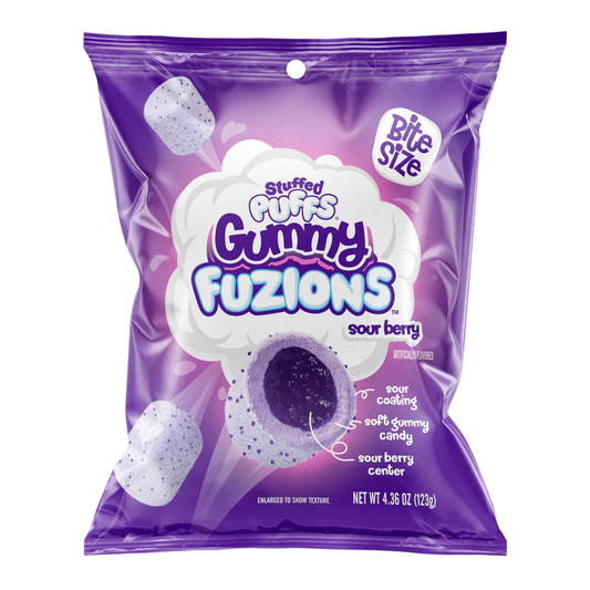 Stuffed Puffs - Gummy Fusion - Sour Berry (8x123g)