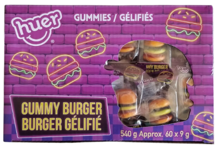 Huer - Burger gummy (60x9g)