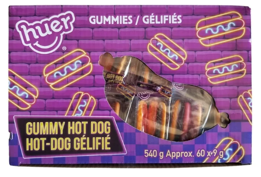 Huer - Hot Dog gummy (60x9g)