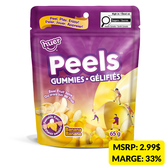 Huer - Peels - Banane (15x65g)