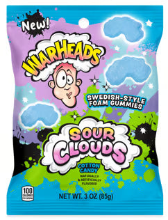 Warheads - Sour Clouds - Cotton Candy (12x85g)